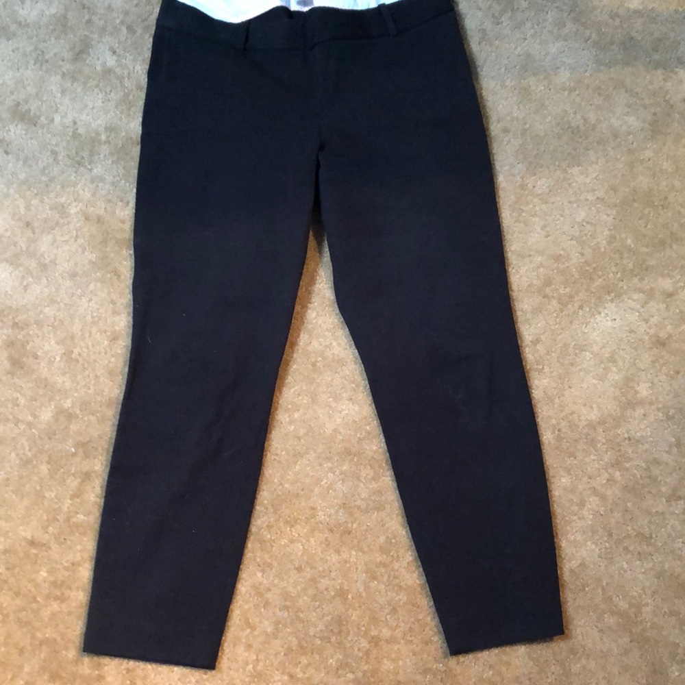 J. Crew black pant with side zipper